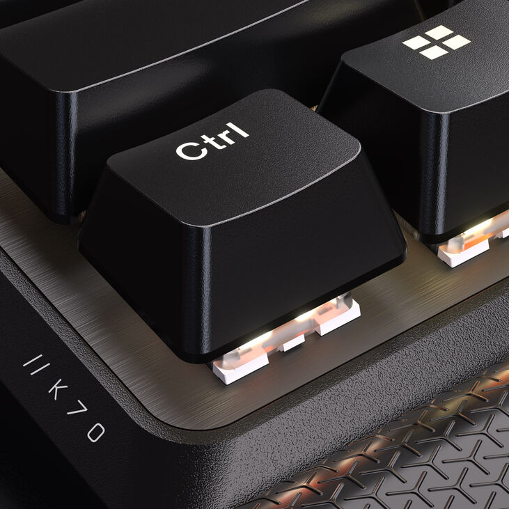 Corsair K70 CORE TKL WIRELESS RGB Gaming-Tastatur, mechanisch, ISO (DE), MLX RED Switch - schwarz image number 14