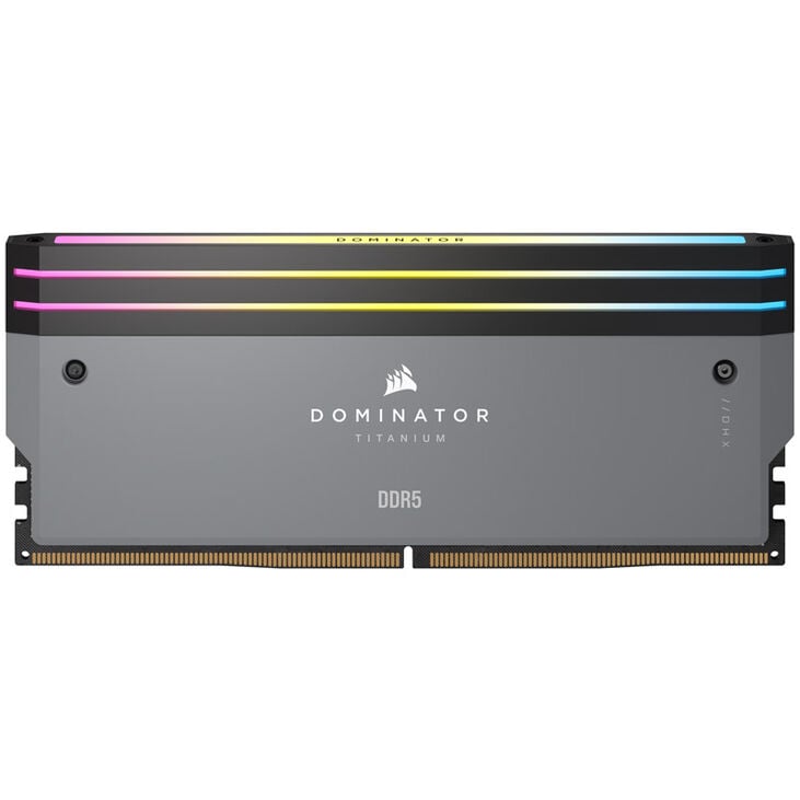 Corsair Dominator Titanium DDR5-6000 RAM, CL30, EXPO - 64 GB Dual-Kit, grey image number 2