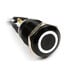 Impactics Vandalismustaster 19mm, IP65, weiße LED - schwarz image number null