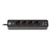 Brennenstuhl Ecolor Steckdosenleiste, 4-fach, USB-Ladefunktion - schwarz image number null