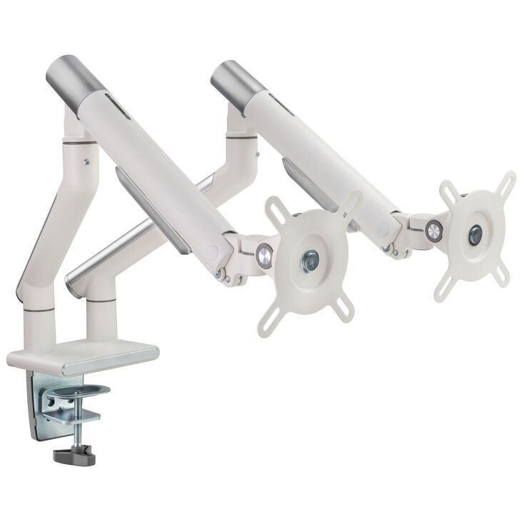 Alterzone Arm Duo Aluminium Monitorhalterung - weiß image number 0