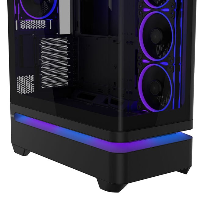 ASUS Prime AP304 ARGB PC Case, Mid Tower, ATX, ARGB, Tempered Glass &ndash; black image number 13
