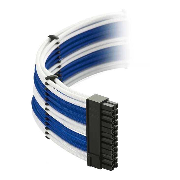 CableMod Classic ModMesh RT Cable Kit ASUS/Seasonic/Phanteks - white/blue image number 1