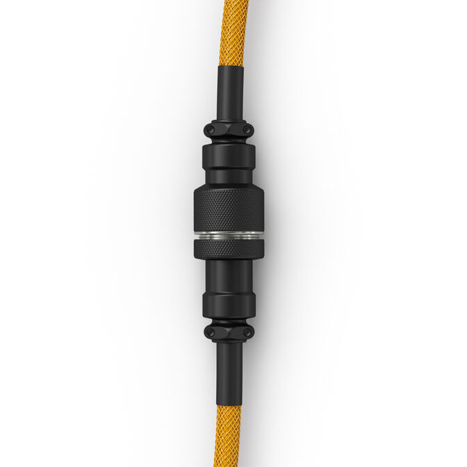 Glorious GMMK Coiled Cable Glorious Gold, Spiralkabel, USB-C/USB-A - gold/schwarz image number 2
