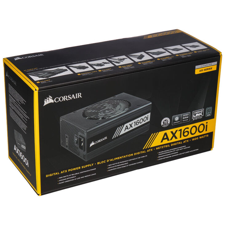 Corsair Professional Titanium Series AX1600i Power Supply - 1600 Watt image number 7