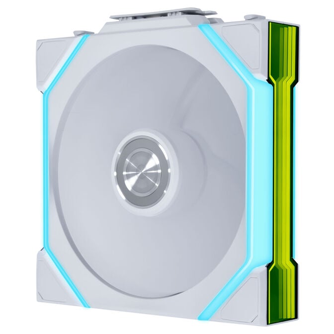 Lian Li UNI FAN SL FLEX Wireless PWM-L&uuml;fter, ARGB, Unendlichkeitsspiegel - Reverse Blade, 120mm, wei&szlig;, 3er-Pack mit Controller image number 3