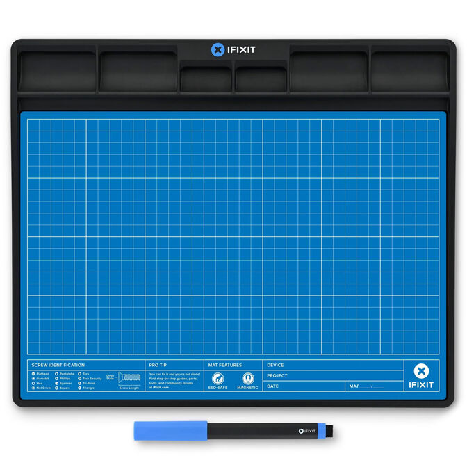 IFixit Fixmat magnetische Projektmatte, ESD-gesch&uuml;tzt - blau image number 0