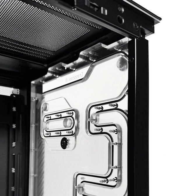 Stealkey Customs SK-Crosscool III Lian Li O11 DYNAMIC EVO RGB Distro Plate, RGB image number 8