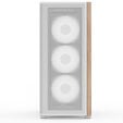 Aerocool D501A PC case, Mid Tower, ATX, Tempered Glass - white image number null