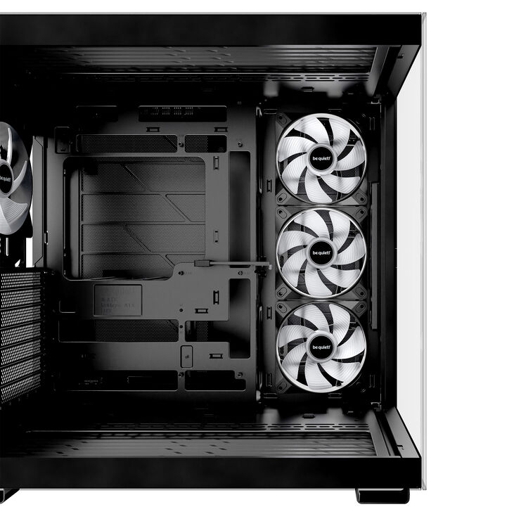 be quiet! Light Base 600 DX Midi-Tower, Tempered Glass, ARGB - schwarz image number 4