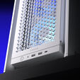 Corsair Frame 4000D RS ARGB PC case, Mid Tower, E-ATX, RGB, Tempered Glass - white image number null
