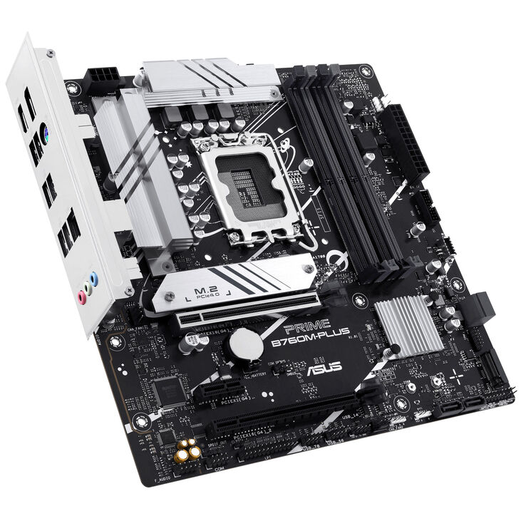 ASUS Prime B760M-Plus, Intel B760 Mainboard, Sockel 1700, DDR5 image number 1