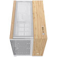 Corsair 2500X Micro-ATX Geh&auml;use, Tempered Glass - wei&szlig;, bambusholz image number null