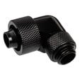 Alphacool Eiszapfen Connector 90 Degree G1/4 Inch Female Thread to 16/10mm - Rotatable, Black image number null