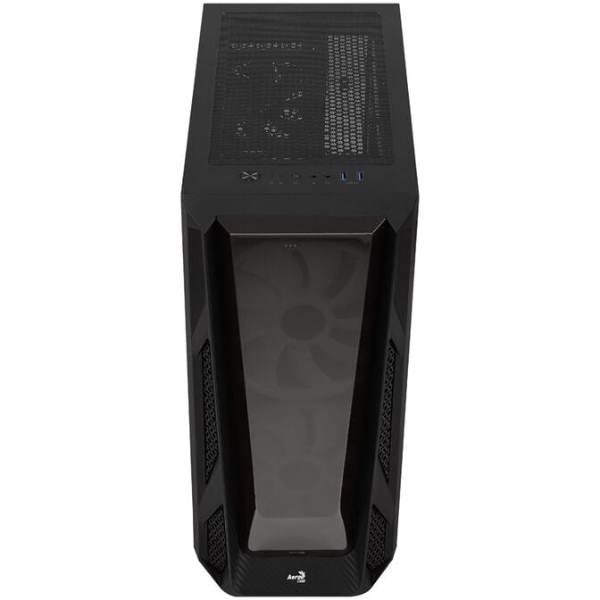 Aerocool NightHawk Duo Midi-Tower, Tempered Glass - schwarz image number 3