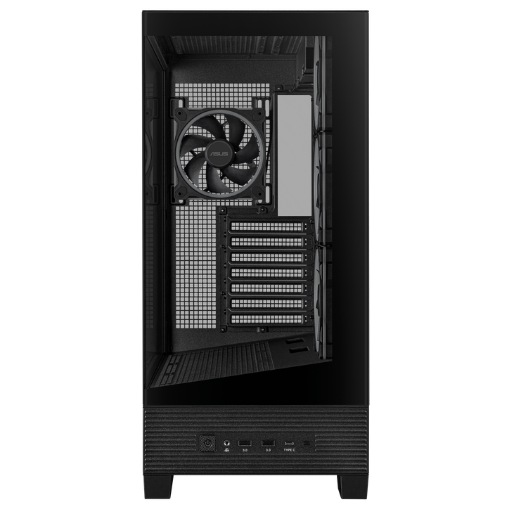 ASUS A31 Plus TG ARGB PC-Gehäuse, Midi-Tower, ATX, Tempered Glass - schwarz image number 2