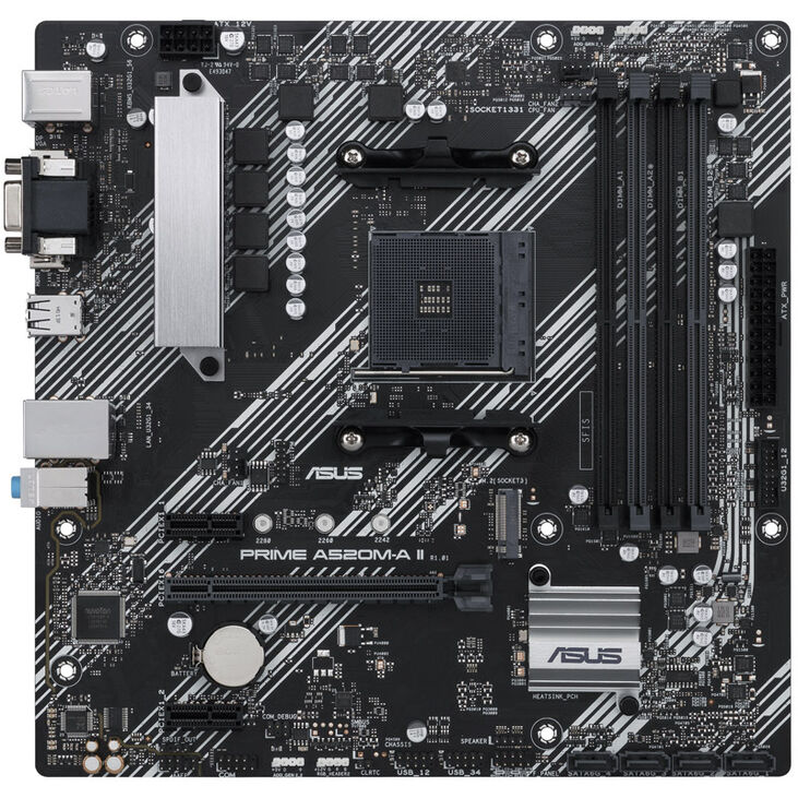 ASUS Prime A520M-A II/CSM, AMD A520 motherboard, socket Socket AM4, DDR4 image number 2