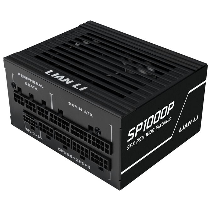 Lian Li SP Series Platinum 80 PLUS Platinum Netzteil, SFX, vollmodular, PCIe 5.1, ATX 3.1 - 1.000 Watt, schwarz image number 1