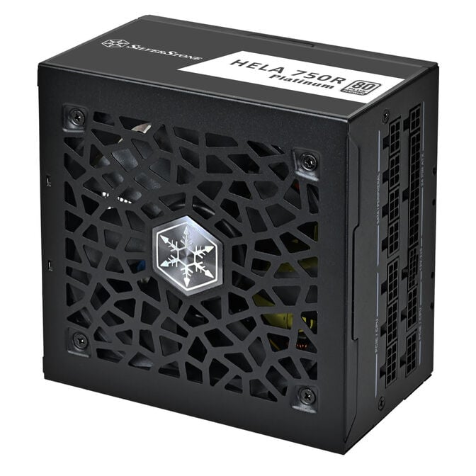 SilverStone HELA 750R 80 PLUS Platinum power supply, ATX 3.1, PCIe 5.1 - 750 watts, black image number 1