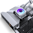 HAVN HS 420 VGPU PC Case + PHANTEKS Glacier One 420D30 X2 DRGB AiO Water Cooling - 420mm, white image number null