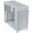 ASUS Prime AP303 PC Case, Mid Tower, ATX, Tempered Glass - White image number null