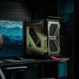 Corsair WARTHOG Performance Mid-Tower Case, Green image number null