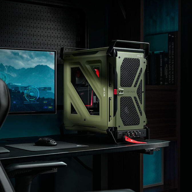 Corsair WARTHOG Performance Mid-Tower Case, Green image number 18