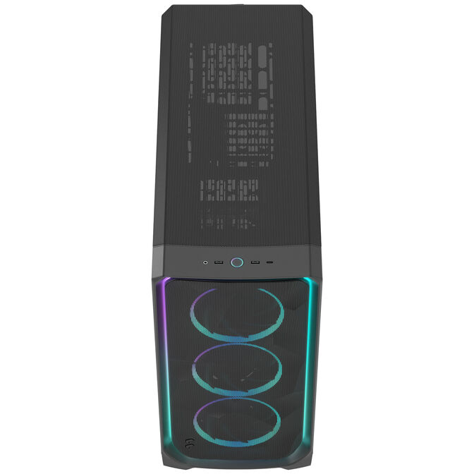 Fractal Design Meshify 3 XL Ambience Pro RGB PC Case, Full Tower, E-ATX, Tempered Glass - Black image number 2