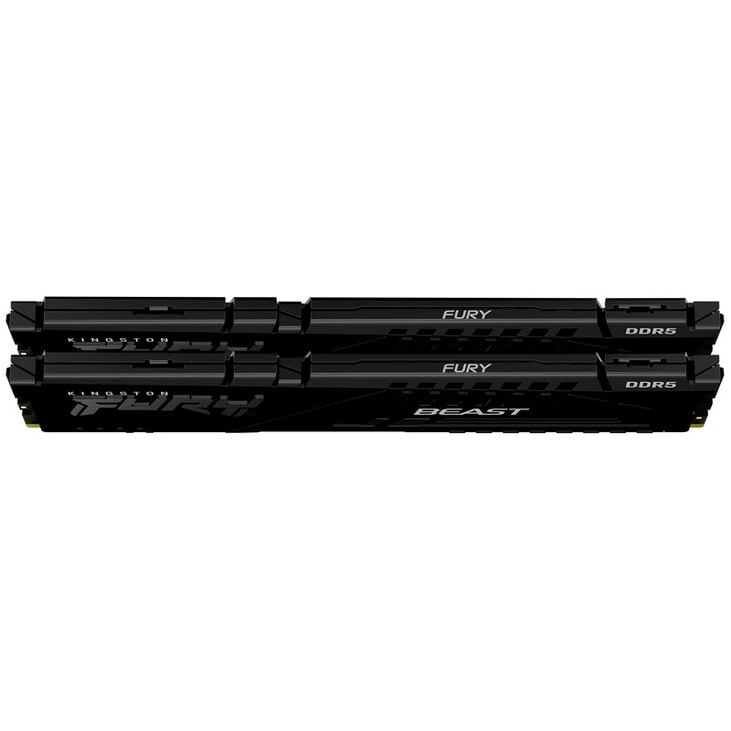 Kingston Fury Beast EX DDR5-5200 RAM, CL36, EXPO - 32 GB Dual-Kit, schwarz image number 2
