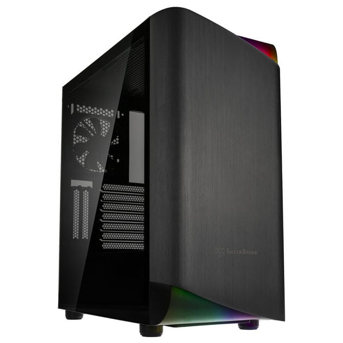 SilverStone Seta A1 Mid Tower, Tempered Glass - Black image number 0