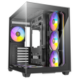 Antec C5 Computer Case, Mid-Tower, ATX, RGB, Tempered Glass - black image number null
