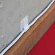 LABEL THE CABLE Wall Velcro Cable Holder 10-Piece Set - white image number null