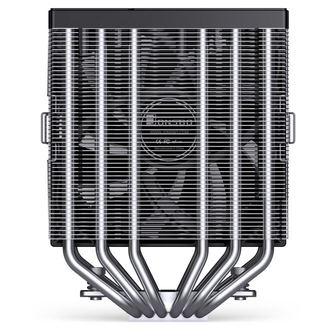 Jonsbo CA80 CPU Cooler, Dual-Tower, 2 x 120mm, PWM, RGB - black image number 9