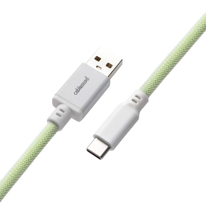 CableMod Classic Coiled Keyboard Cable USB-C zu USB Typ A, Lime Sorbet - 150cm image number 2