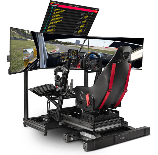 Next Level Racing F-GT Elite Aluminium Simulator Cockpit - Wheel Plate Edition image number 7