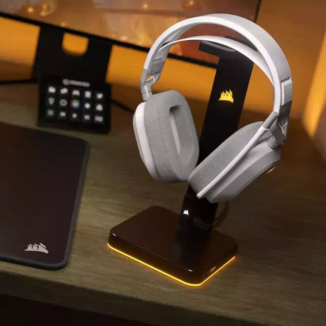 Corsair HS80 Max Wireless Gaming Headset - white image number 6