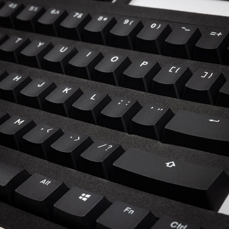 Ducky Phantom Black PBT Double-Shot Keycap Set, US Layout - 108 keys image number 2