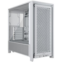 Corsair Frame 4000D RS PC case, Mid Tower, E-ATX, Tempered Glass - white