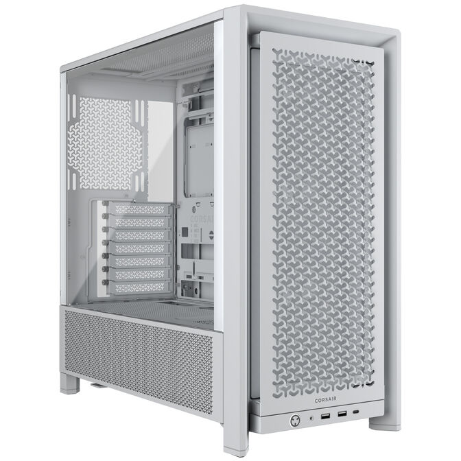 Corsair Frame 4000D RS PC-Geh&auml;use, Midi-Tower, E-ATX, Tempered Glass - wei&szlig; image number 0