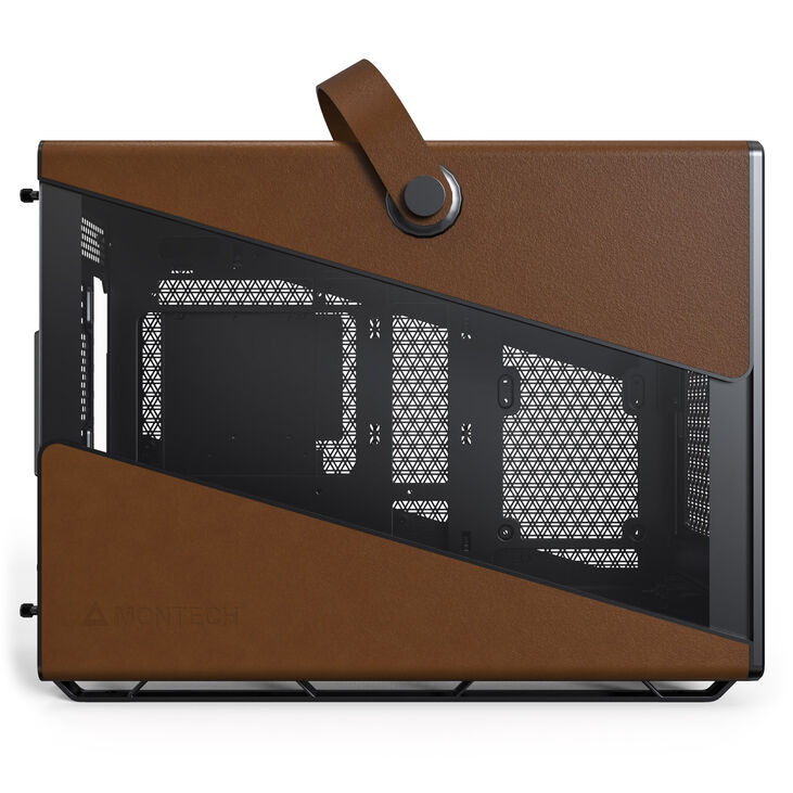 Montech HERITAGE PC Case, Mid Tower, Micro-ATX, Tempered Glass - Black image number 1