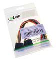 InLine 4-pin Molex power Y-cable to 2x SATA power - 0.15m image number null