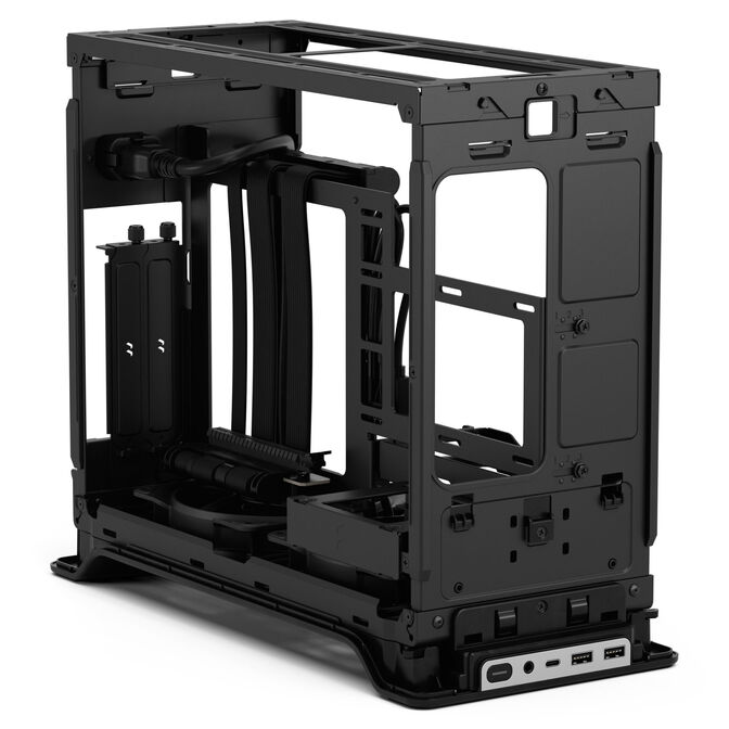Fractal Design Era 2 Mini-ITX Case, Walnut Wood Panel &ndash; Silver image number 16