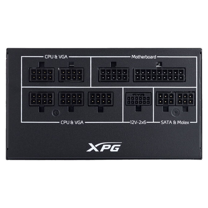 ADATA XPG CORE REACTOR II VE 80 PLUS Gold Netzteil, ATX 3.1 - 850 Watt, schwarz image number 3