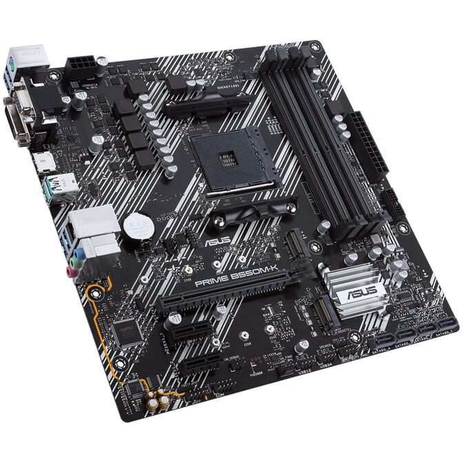 ASUS Prime B550M-K, AMD B550 Mainboard - Sockel AM4 image number 1