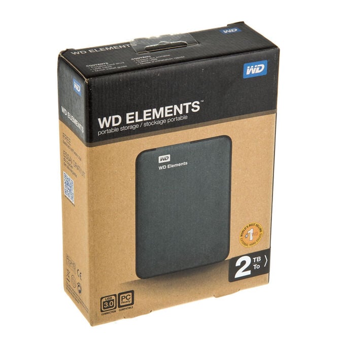 Western Digital Elements Portable, extern USB 3.0 - 2 TB image number 5