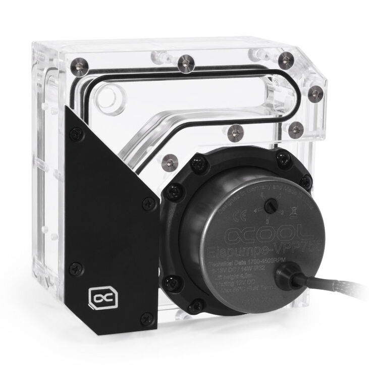 Alphacool Rise Flat Reservoir 120mm D5 Reservoir with Pump image number 0