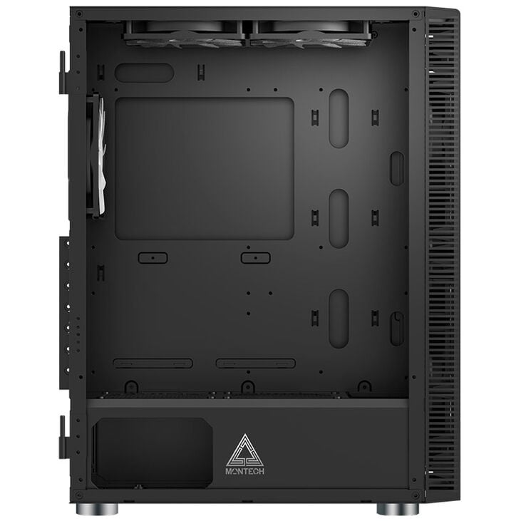 Montech X3 Glass Mid Tower, RGB, Tempered Glass - Black image number 1