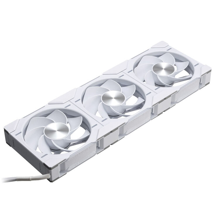 PHANTEKS D30 PWM Reverse Airflow D-RGB fan, Triple Pack - 120mm, white image number 1