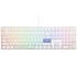 Ducky One 3 Classic Pure White Gaming Keyboard, RGB LED - MX-Silent-Red (US) image number null
