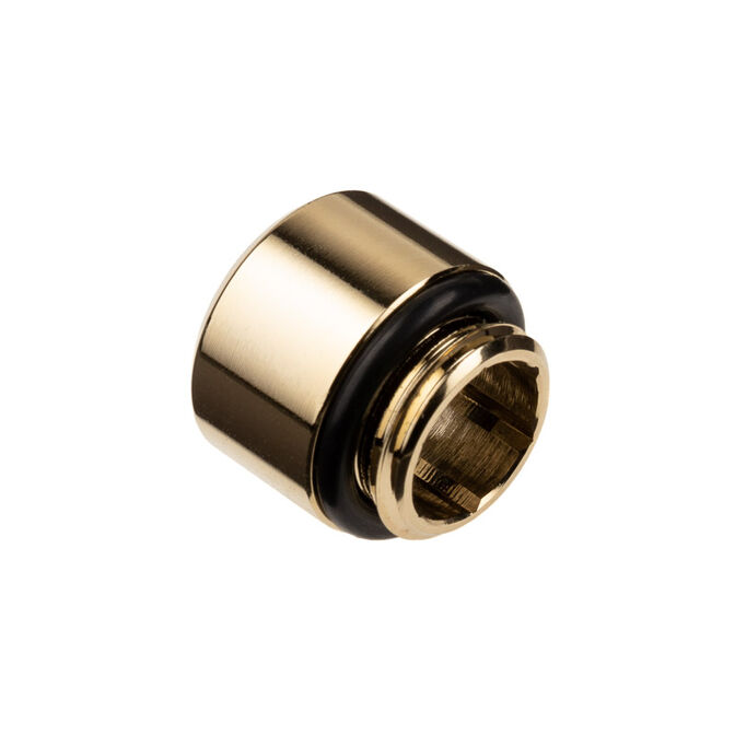 EK Water Blocks EK-Quantum Torque Micro HDP, Hardtube Fitting, 12mm - gold image number 1